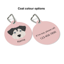 Load image into Gallery viewer, Labsky (Labrador Retriever/Husky mix) ID Pet Tag
