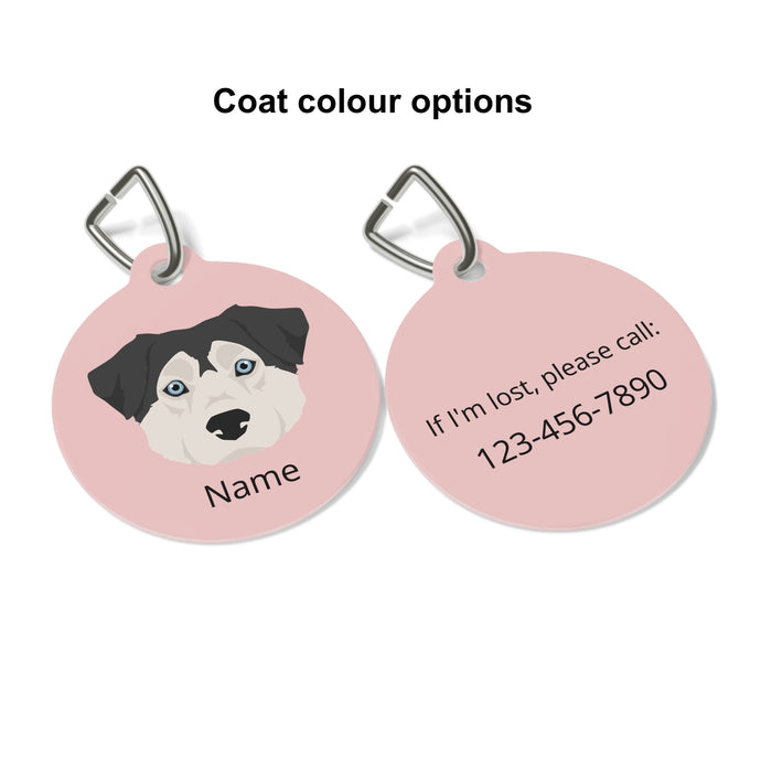 Labsky (Labrador Retriever/Husky mix) ID Pet Tag