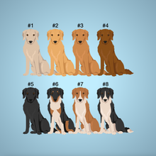 Load image into Gallery viewer, Gollie (Golden Retriever/Collie mix) Vinyl Sticker Set
