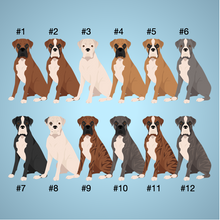 Load image into Gallery viewer, Boxer &#39;My Dog is My Valentine&#39; 100% cotton t-shirt customized
