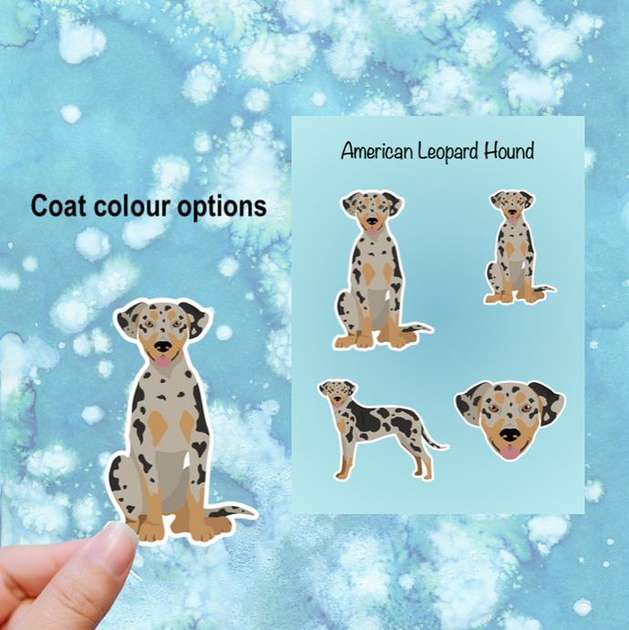 American Leopard Hound Vinyl Sticker Set