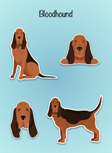 Load image into Gallery viewer, Bloodhound Vinyl Sticker Set
