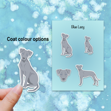 Load image into Gallery viewer, Blue Lacy Vinyl Sticker Set
