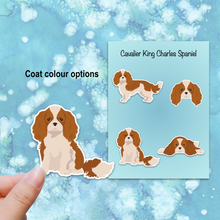 Load image into Gallery viewer, Cavalier King Charles Spaniel Vinyl Sticker Set
