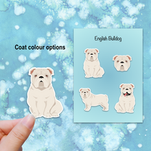 Load image into Gallery viewer, English Bulldog Vinyl Sticker Set
