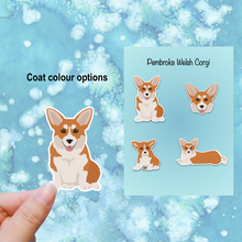 Load image into Gallery viewer, Pembroke Welsh Corgi Vinyl Sticker Set
