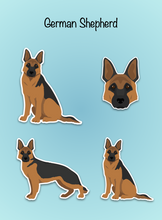 Load image into Gallery viewer, German Shepherd Vinyl Sticker Set
