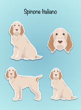 Load image into Gallery viewer, Spinone Italiano Vinyl Sticker Set
