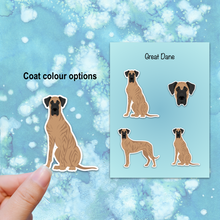 Load image into Gallery viewer, Great Dane Vinyl Sticker Set
