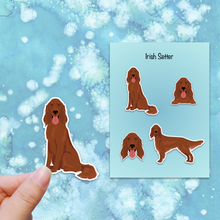 Load image into Gallery viewer, Irish Setter Vinyl Sticker Set
