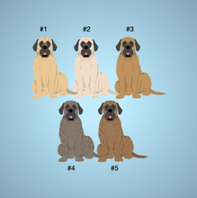Load image into Gallery viewer, English Mastiff &#39;My Dog is My Valentine&#39; 100% cotton t-shirt customized
