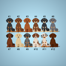 Load image into Gallery viewer, Dachshund (smoothcoat) key wristlet
