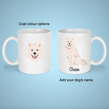 Load image into Gallery viewer, Japanese Spitz 11 oz mug personalized
