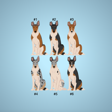 Load image into Gallery viewer, Smooth Collie Bezel Keychain - personalized
