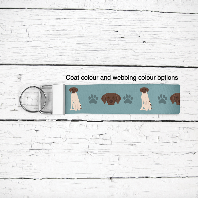 English Pointer key wristlet