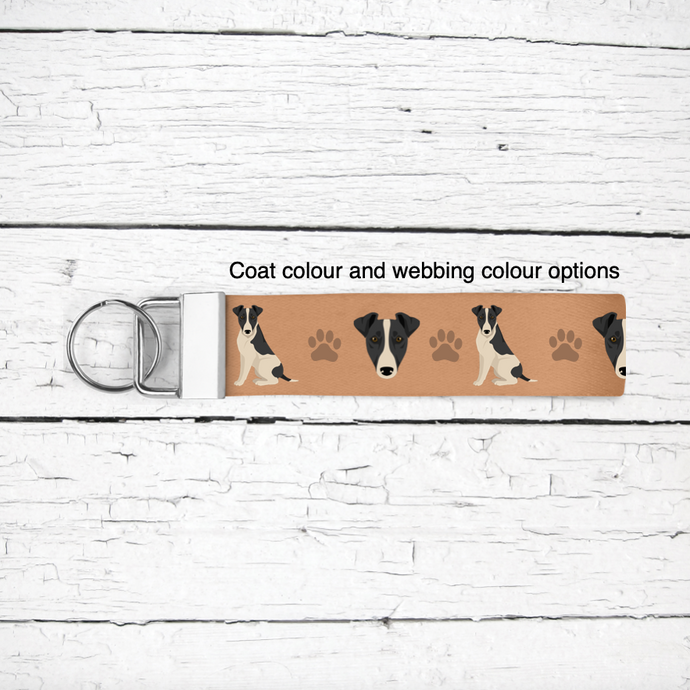 Fox Terrier (smoothcoat) key wristlet