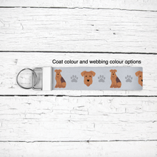 Load image into Gallery viewer, Lakeland Terrier key wristlet
