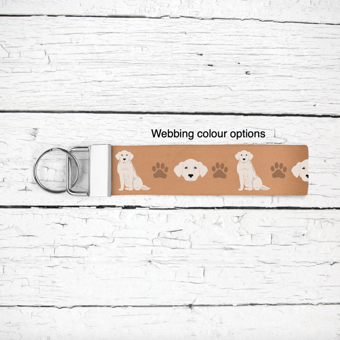 Kuvasz key wristlet