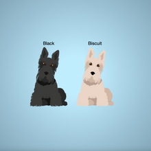 Load image into Gallery viewer, Scottish Terrier &#39;My Dog is My Valentine&#39; 100% cotton t-shirt customized
