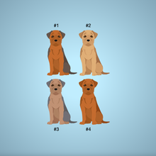 Load image into Gallery viewer, Border Terrier &#39;My Dog is My Valentine&#39; 100% cotton t-shirt customized
