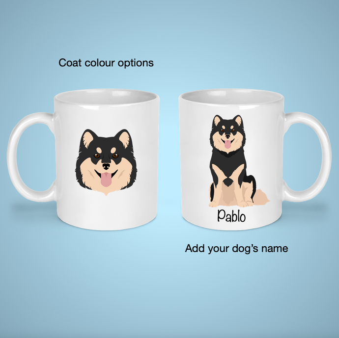 Finnish Lapphund 11 oz mug personalized