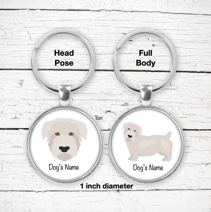 Glen of Imaal Bezel Keychain - personalized