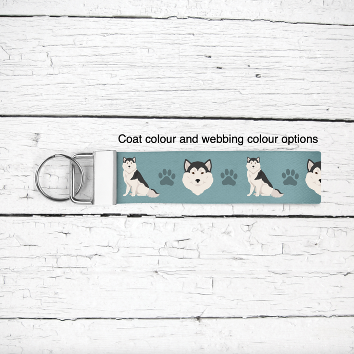 Greenland Dog key wristlet