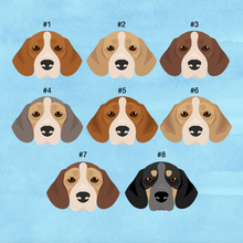 Load image into Gallery viewer, Beagle ID Pet Tag
