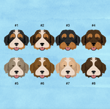 Load image into Gallery viewer, Bernedoodle (Bernese/Poodle mix) ID Pet Tag
