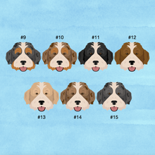 Load image into Gallery viewer, Bernedoodle (Bernese/Poodle mix) ID Pet Tag
