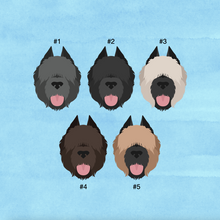Load image into Gallery viewer, Bouvier des Flandres (cropped ears) ID Pet Tag
