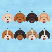 Load image into Gallery viewer, Cavapoo (Cavalier/Poodle mix) ID Pet Tag
