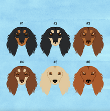 Load image into Gallery viewer, Dachshund (longhaired) ID Pet Tag
