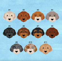 Load image into Gallery viewer, Doxiepoo (Dachshund/Poodle mix) ID Pet Tag
