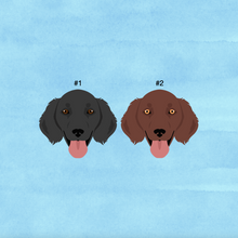 Load image into Gallery viewer, Flat Coated Retriever ID Pet Tag
