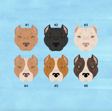 Load image into Gallery viewer, American Staffordshire Terrier (cropped ears) ID Pet Tag
