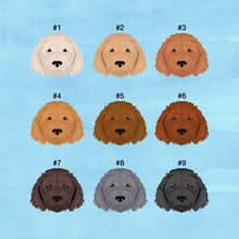 Load image into Gallery viewer, Goldendoodle (Golden Retriever/Poodle mix) ID Pet Tag
