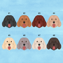 Load image into Gallery viewer, Labradoodle (Labrador Retriever/Poodle mix) ID Pet Tag
