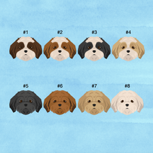 Load image into Gallery viewer, Mal-Shi (Maltese/Shih Tzu mix) ID Pet Tag
