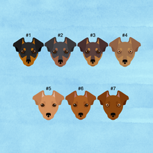 Load image into Gallery viewer, Miniature Pinscher (tipped ears) ID Pet Tag

