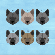 Load image into Gallery viewer, Norwegian Elkhound ID Pet Tag
