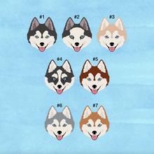 Load image into Gallery viewer, Pomsky (Pomeranian/Husky mix) ID Pet Tag
