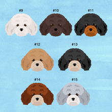 Load image into Gallery viewer, Miniature Poodle (puppy clip) ID Pet Tag
