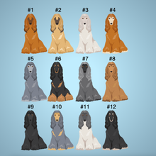 Load image into Gallery viewer, Afghan Hound Vinyl Sticker Set

