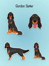 Load image into Gallery viewer, Gordon Setter Vinyl Sticker Set
