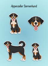 Load image into Gallery viewer, Appenzeller Sennenhund Vinyl Sticker Set
