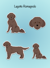 Load image into Gallery viewer, Lagotto Romagnolo Vinyl Sticker Set
