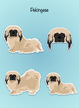 Load image into Gallery viewer, Pekingese Vinyl Sticker Set
