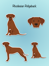 Load image into Gallery viewer, Rhodesian Ridgeback Vinyl Sticker Set
