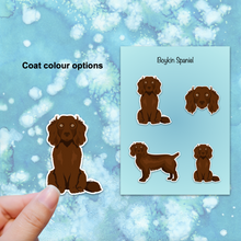 Load image into Gallery viewer, Boykin Spaniel Vinyl Sticker Set

